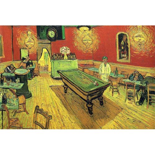 Van Gogh Vincent : Le Café De Nuit, 1888 - Puzzle 12 Pièces