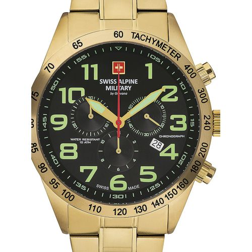 Mens Watch Swiss Military 70.479.114, Quartz, 45mm, 10atm