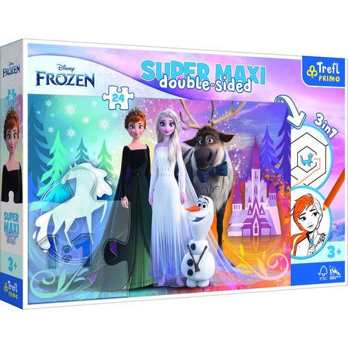 Puzzle Pièces Xxl - La Reine Des Neiges - Puzzle 24 Pièces