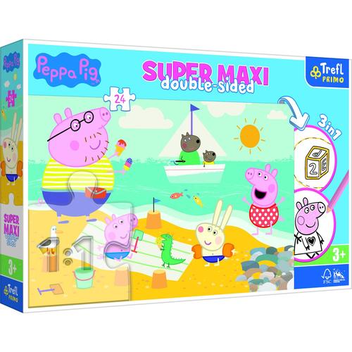 Puzzle Pièces Xxl - Happy Peppa Pig Day - Puzzle 24 Pièces