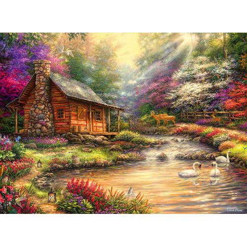 Chuck Pinson - Brookside Retreat - Puzzle 4000 Pièces
