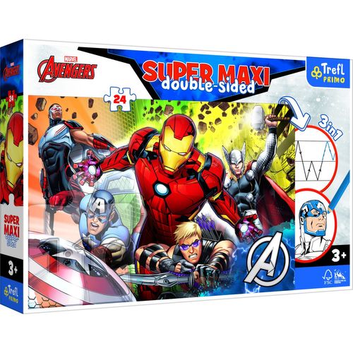 Puzzle Pièces Xxl - Avengers - Puzzle 24 Pièces