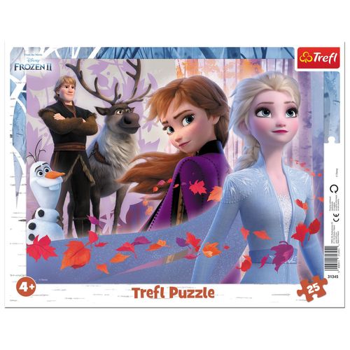 Puzzle Cadre - La Reine Des Neiges - 25 Pièces