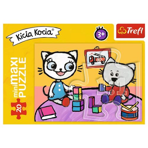 Minimaxi Puzzle - Kittykat - 20 Pièces