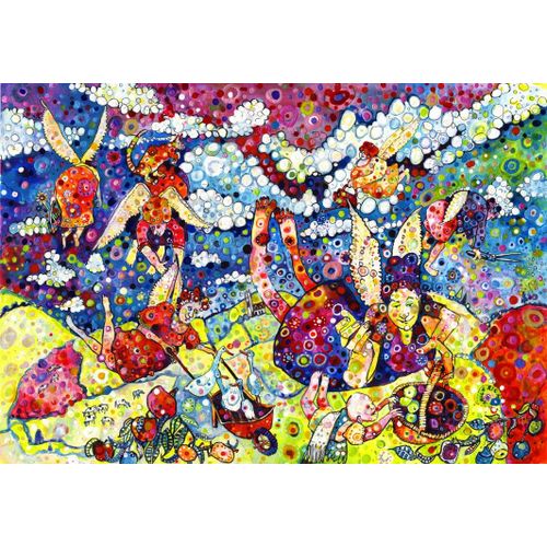Sally Rich - Gardening Angels - Puzzle 204 Pièces