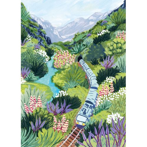 Train Travel - Puzzle 1000 Pièces