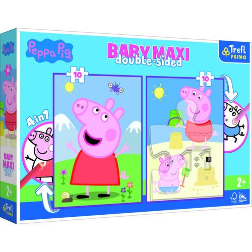 2 Puzzles - Baby Maxi Puzzle - Peppa Pig - 10 Et 10 Pièces