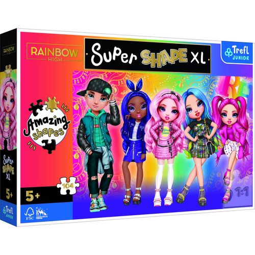 Puzzle Pièces Xxl - Arc-En-Ciel - Puzzle 104 Pièces
