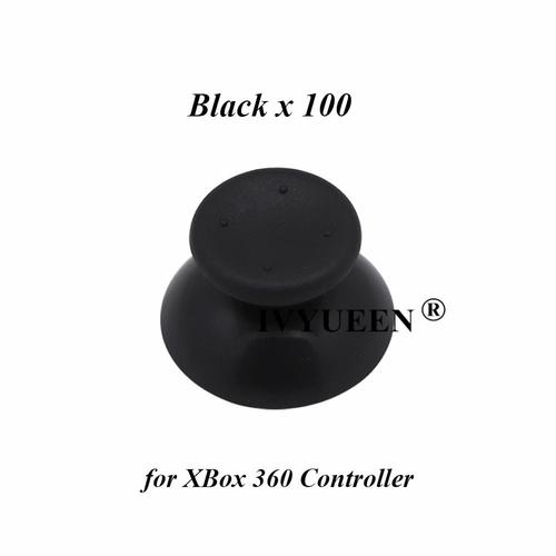 100 Xb360 Noir - Capuchon De Manette Analogique Noir, 100 Pièces, Pour Playstation 5 4, Ps5, Ps4, Ps3, Xbox 360 One, Série X S