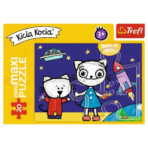 Minimaxi Puzzle - Kittykat - 20 Pièces