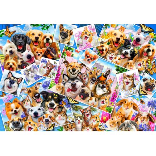 Selfie Pet Collage - Puzzle 300 Pi?Ces
