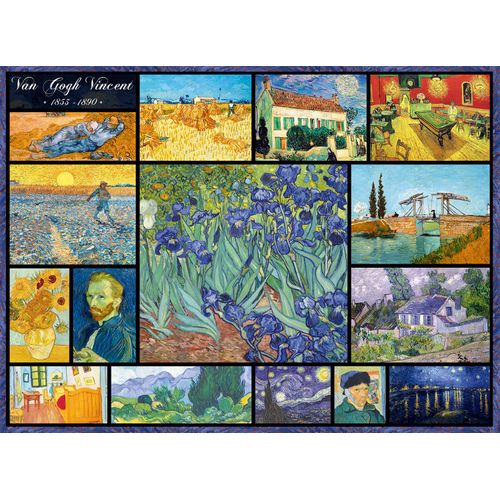 Collage - Vincent Van Gogh - Puzzle 4000 Pièces