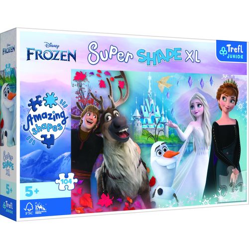 Puzzle Pièces Xxl - La Reine Des Neiges - Puzzle 104 Pièces