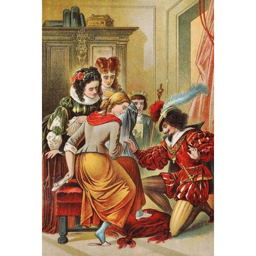 Cendrillon, Illustration Par Carl Offterdinger - Puzzle 12 Pièces