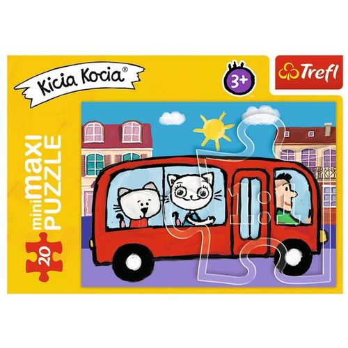 Minimaxi Puzzle - Kittykat - 20 Pièces