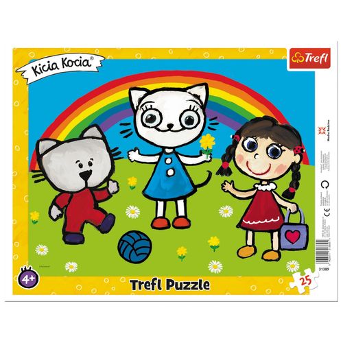 Puzzle Cadre - Kittykit - 25 Pièces