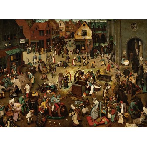 Brueghel Pieter - Le Combat De Carnaval Et Carême, 1559 - Puzzle 4000 Pièces