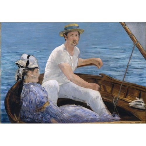 Edouard Manet : En Bateau, 1874 - Puzzle 12 Pièces
