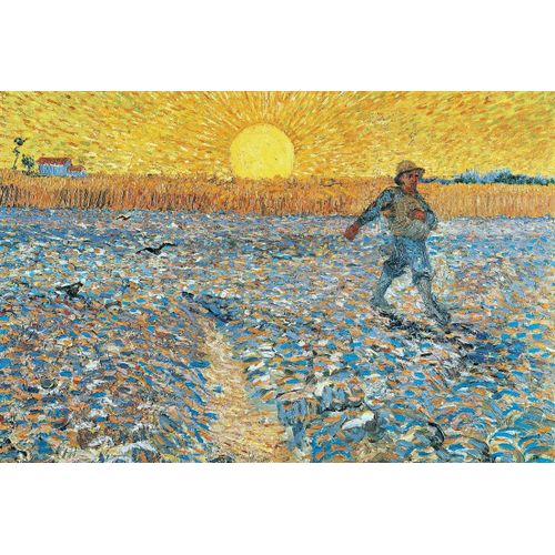 Van Gogh Vincent : Le Semeur, 1888 - Puzzle 12 Pièces