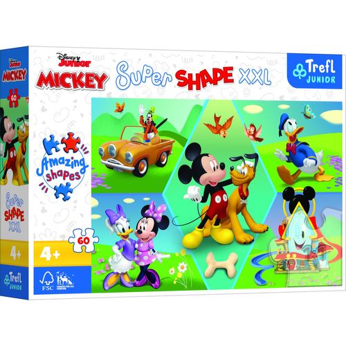 Puzzle Pièces Xxl - It's Always Fun With Mickey! - Puzzle 60 Pièces