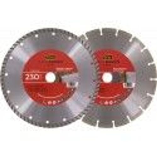 Lot 2 disque diamanté ° 230 mm à tronçonner matériaux SCID