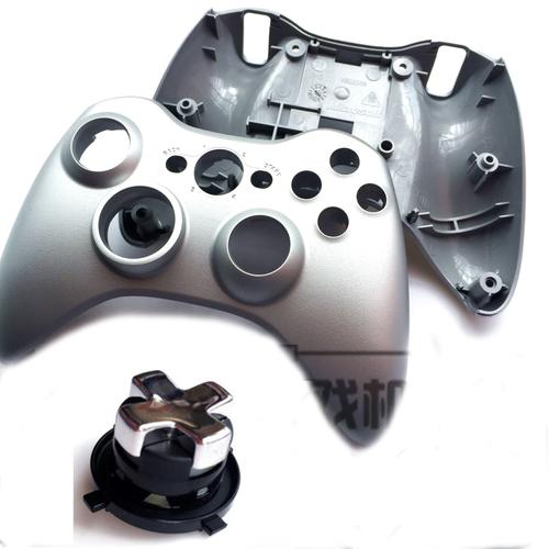 Coque De Remplacement Pour Manette De Jeu Microsoft Xbox 360, Édition Limitée, Argent, Avec Bouton D Pad