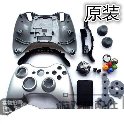 Ensemble Complet - Coque De Remplacement Pour Manette De Jeu Microsoft Xbox 360, Édition Limitée, Originale, Argent