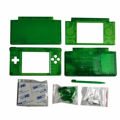 Vert Transparent - Ensemble Complet De Coques Pour Nintendo Ds Lite,Housse De Remplacement Pour Console De Jeu Ndsl