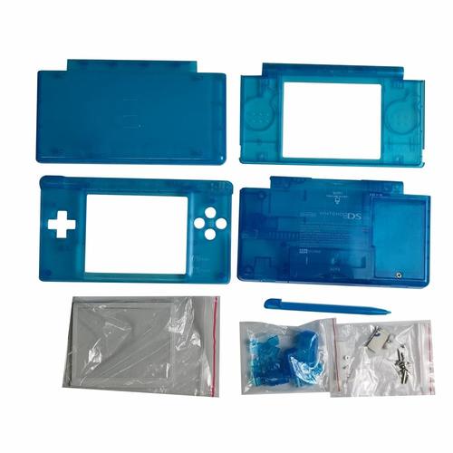 Bleu Transparent - Ensemble Complet De Coques Pour Nintendo Ds Lite,Housse De Remplacement Pour Console De Jeu Ndsl