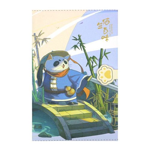 Carnet De Notes En Cuir Pu Chat Mignon, Planificateur De Journal Intime, Illustration De Page En Couleur, Boucle Magnétique, Papeterie Fournitures Scolaires
