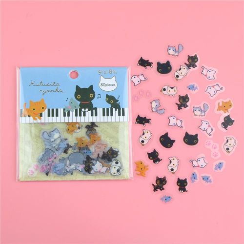 Autocollants D'angle Ours Facile À Transporter 80 Pièces/Paquet, Étiquette Décorative Pour Carnet De Notes, Kit De Papeterie Pour Enfants, Diy Bricolage
