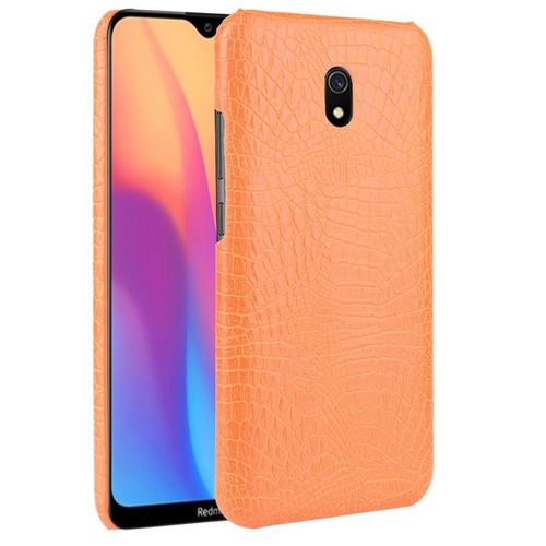 Xiaomi Redmi 8a Étui Pour Classique Élégant Anti Éraflure Mode Classique D'alligator Housse De Protection Compatibilité - Couleur Orange
