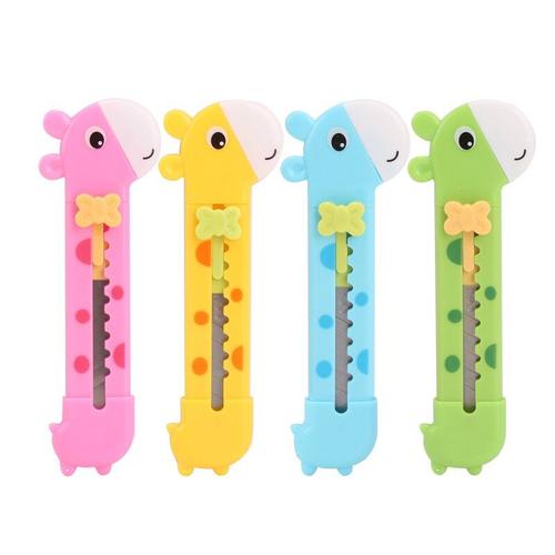 Couteau À Découper Le Papier, Joli Petit Stylo Girafe, Ouvre-Boîte, 1 Pièce