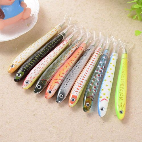 Stylo À Bille En Forme De Poisson Pour L'écriture, Nouveauté, Fournitures Scolaires De Bureau, 5 Pièces/Lot