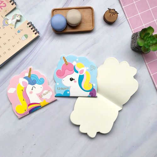 Bloc-Notes Vierge Portable Licorne Mignonne 1 Pièce, Bloc-Notes Pour Planificateur, Papeterie Fournitures Scolaires Et De Bureau Pour Étudiants