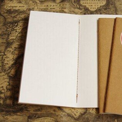 Recharge De Journal De Voyage, Remplacement Du Noyau Interne, Pour Carnet De Voyage Vintage, Fait À La Main, En Cuir De Vache Véritable