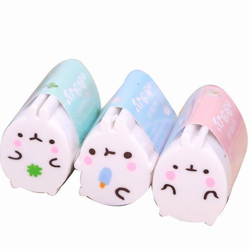 3 Gommes Créatives Lapin Dessin Animé Mignon 2b, Papeterie Découpable En Caoutchouc, Cadeaux Pour Enfants Étudiants, Fournitures Scolaires Et De Bureau