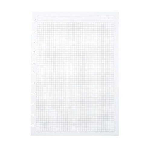Tampons A4 En Forme De Trous De Champignons, Planificateur, Recharge De Disque, Anneau Pour Carnet De Notes, Papier De Remplissage, Grille Vierge, Ligne, Système Relié Au Disque, Accessoires Pour Jour
