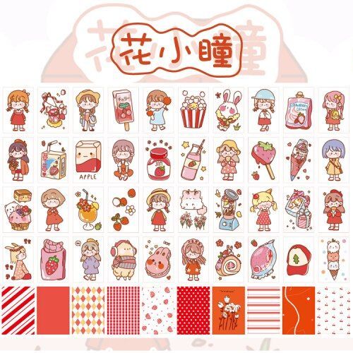 Autocollant Licorne Chat Fille, Étiquette Autocollante De Voyage, Pour Scrapbook Album Planificateur Journal