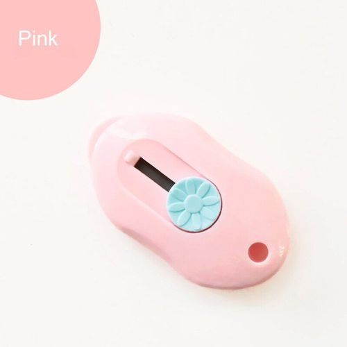 Mini Couteau Utilitaire Portable Couleur Bonbon, Coupe-Papier, Ouvre-Enveloppe, Papeterie De Bureau Fournitures Scolaires Pour Étudiants