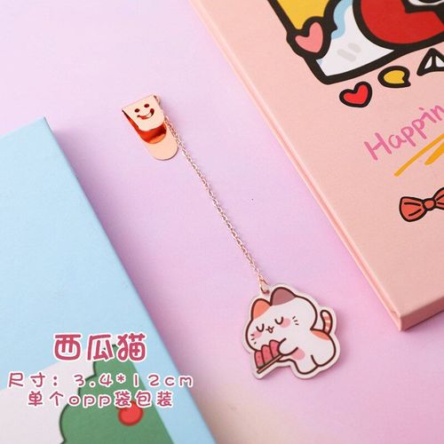 Pendentif Ours Mignon 1 Pièce, Porte-Signet Acrylique, Trombone En Forme De Papeterie De Bureau, Fournitures Scolaires, Livraison Directe