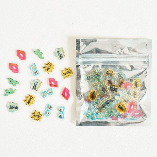 Mini Autocollants Bonbons En Cristal 3d Pvc, 100 Pièces/Paquet, Étiquette Décorative Créative, Animal, Licorne, Fruit, Chat, Pour Album Journal Intime