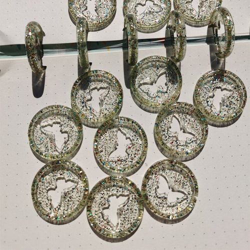 Anneau De Reliure À Motif De Papillon Pour Notebook, Nouveau, 50 Pièces, Feuille Libre, Trou De Champignon, Reliure De Disques À Boucle En Plastique De 28mm