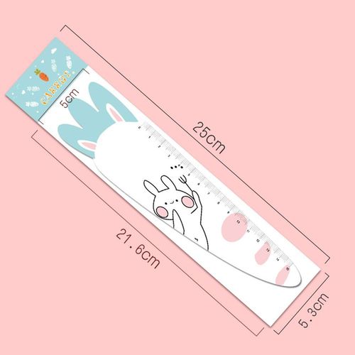 Règle De Mesure Lapin Carotte Magnétique 15cm, Papeterie Créative Multifonction, Outils De Dessin, Marque-Pages