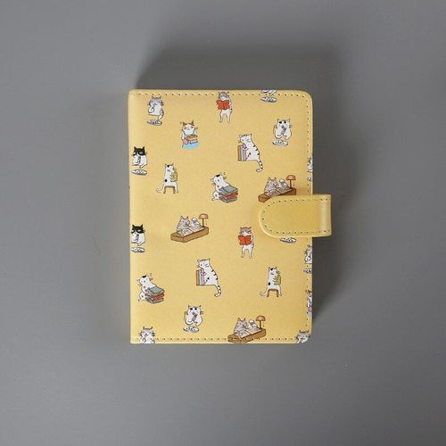 Carnet À Boucle Magnétique Chat Mignon Créatif, En Cuir, Pour Fille, Couleur, Reliure De Page Intérieure, Papeterie Scolaire, Cadeau Pour Journal Intime, 2021