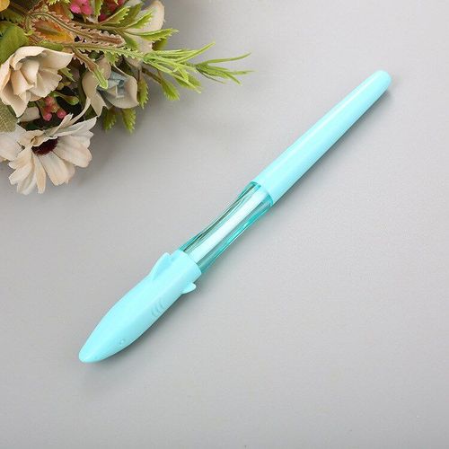 Stylo Gel Requin À Encre Noire, 1 Pièce, Mignon Kawaii, Dessin Animé, En Plastique Neutre Pour L'écriture, Fournitures Scolaires De Bureau, Papeterie Coréenne