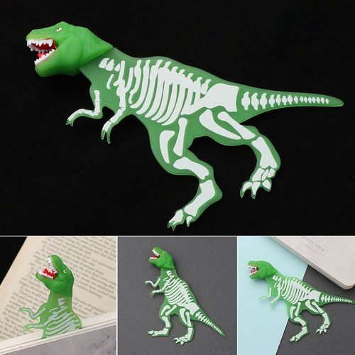 Marqueurs De Livre Style Animal Lumineux Dinosaure, Cadeaux Pour Enfants, Papeterie Créative, Marque-Pages, Fournitures Scolaires
