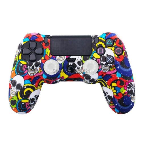 Housse De Protection Antidérapante En Caoutchouc Et Silicone Pour Manette De Jeu Playstation 4, Dualshock 4 Slim