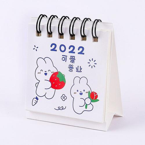 Calendrier Lapin Ours Mignon Kawaii, Calendrier De Voyage Pratique À Transporter, Papeterie Scolaire Et De Bureau, Dernière Collection 2022