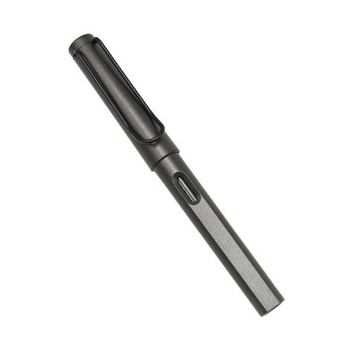 Stylo À Plume Noir Givré De Haute Qualité, 1 Pièce, À Encre En Plastique À Gros Clip, Pour L'écriture, Papeterie Fournitures Scolaires Et De Bureau